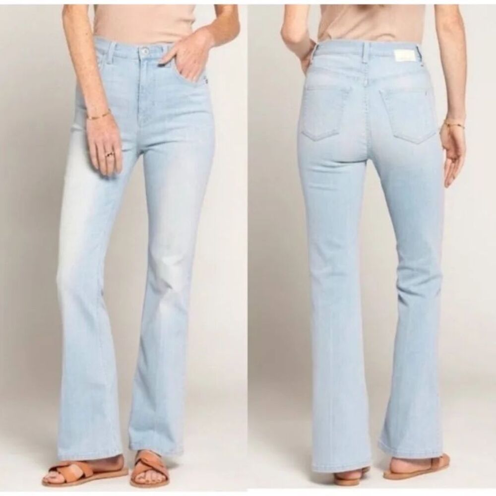 Current/Elliott $248 Side Street High Rise Flare Jeans 28 NEW